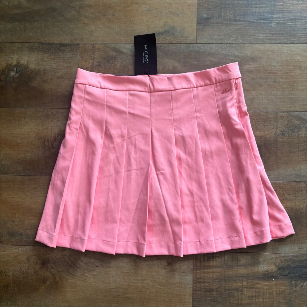 J. Lindberg Adina Golf Pickleball Skort XL Strawberry Ice Pink Pleated Stretch